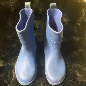Kids Blue Rubber Rain Boots